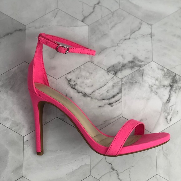 Neon Pink Heels - Picture 3 of 3